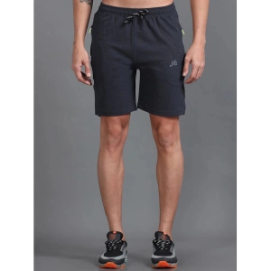 JILZ Grey Polyester Mens Shorts ( Pack of 1 ) - None