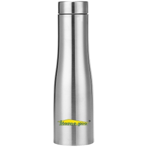 HomePro - Silver Water Bottle 1000 mL ( Set of 1 ) - Silver