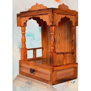 beautiful wooden Plywood Mandir for Pooja Home Decoration Wall Hanging Beautiful Engineered Wood Home Temple (Height: 45, Pre-assembled) Engineered Wood Home Temple  (Height: 45, Pre-assembled)