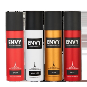 Envy Deodorant Combo SPEED + Absolute + Rush + Fiery 120ml*4