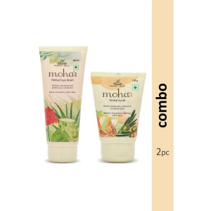 moha Herbal Face wash 200ml & moha Herbal Scrub 100ml