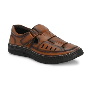 viv - Brown Mens Sandals - None