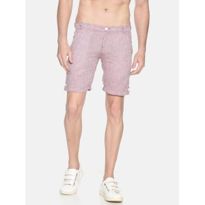 Men Maroon Hemp Shorts