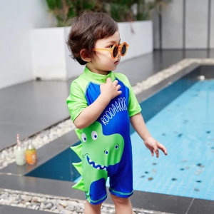 One piece swimsuit with dino style-100 (3-4yr)