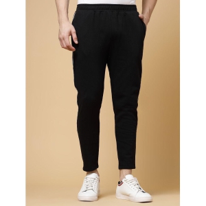 Rigo Black Fleece Mens Trackpants ( Pack of 1 ) - None