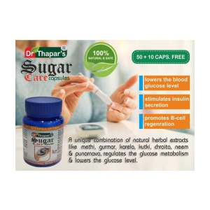 Dr. Thapar's Sugar Care 50+10 FREE Capsule 500 mg