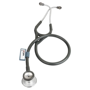 Healthgenie HG-404G Aluminium Double Diaphragm Stethoscope 65 cm Cardiology Grey