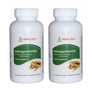 Herbal Hills Ashwagandhahills 120 (Pack of 2) Capsule 240 mg