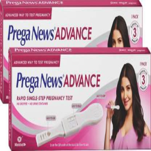 Mankind Prega News Advance HCG Home Pregnancy Test Midstream Urine Test Kit One Step Pregnancy Test Easy to Use Accurate Result in Just 3 Minutes x Pack of 1 (2)