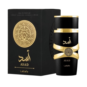 Lattafa Imported Long Lasting Luxury Perfume Spray Asad Premium Refreshing Oud and Musk Fragrances Eau De Parfum 100 ml Perfume for Unisex Set