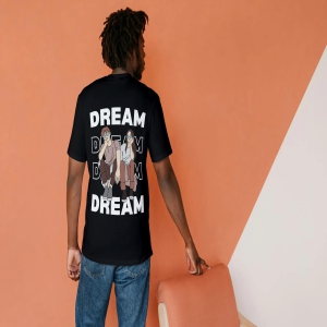 Dream Oversized Tshirt-L / Black