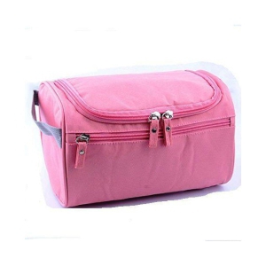 House Of Quirk Pink Hanging Travel Toiletry Bag Organizer