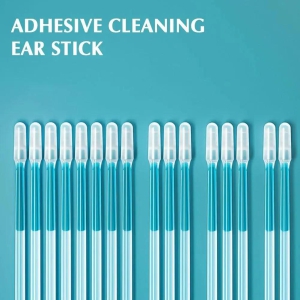 Quick Clean Reusable Sticky Ear Swabs-Free Size