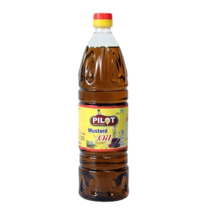 Pilot Cold Pressed Kachhi Ghani Mustard Oil, 1Litre