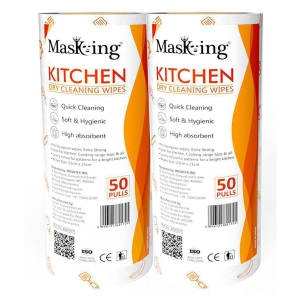 masking-non-woven-reusable-washable-multi-surface-cleaner-wipes-kitchen-dry-roll-23x21cm-160-pulls-green-358-g-pack-of-2