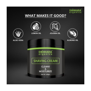 Donnara Organics Shaving Shaving Cream 100 g