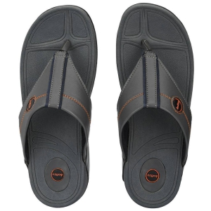 softio - Gray Mens Thong Flip Flop - None