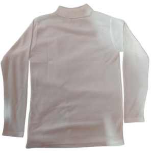 White Highneck Full Sleeves M Size for PreWinter