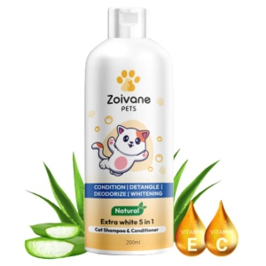 EXTRA WHITE 5 IN 1 CAT SHAMPOO AND CONDITIONER-5litre