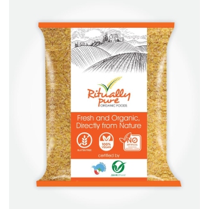 Ritually Pure 100% Organic | Natural & Organic Flour | Dalia (Broken Wheat) | 500 Gm Pack