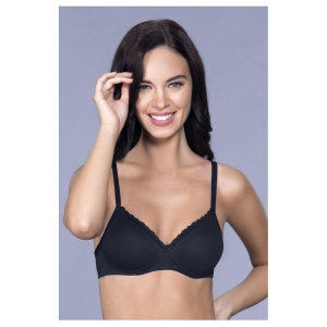 Amante Cotton T-Shirt Bra - Black Single - 32D