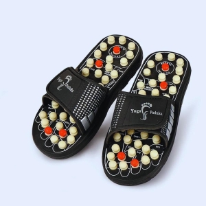 Acupressure and Magnetic Therapy Paduka Slippers for Full Body Blood Circulation Yoga Paduka Acupressure Foot Relaxer For Men and Women-5