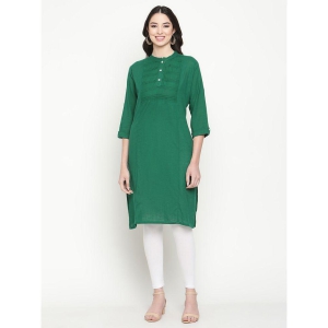 queenley-green-cotton-blend-womens-straight-kurti-pack-of-1-none