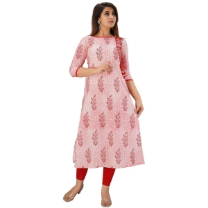 JAIPURETHNICWEAVES Women's Cotton Cambric Floral Printed Straight Kurta