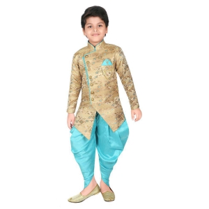 Ahhaaaa Ethnic Wear Sherwani/Indo Western With Dhoti Pant For Kids and Boys - None