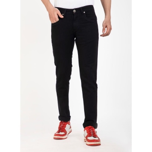 HJ HASASI - Black Cotton Regular Fit Men's Jeans ( Pack of 1 ) - None