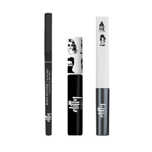 Ultimate Black Combo Black eyeliner Mascara Kajal - Pack of 3-Ultimate Black Combo (Black eyeliner, Mascara, Kajal) - Pack of 3