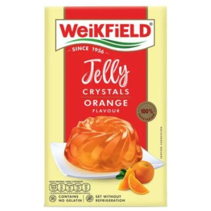 Weikfield Jelly Crystals Orange Flavour 90G