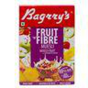 Bagrrys Bagrry`S Fruit N Fibre Mixed Fruit Muesli - 23% Real Fruits & N 500 g, 500 g