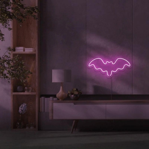Bat- LED Neon Sign-2 x 2 Ft / Pink