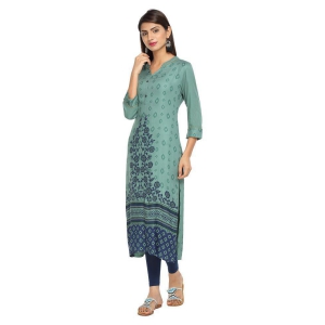 alena-green-rayon-straight-kurti-m