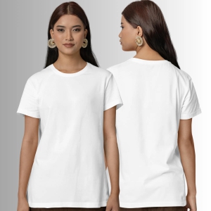 Interstellar Basic White T-Shirt-White / M-36