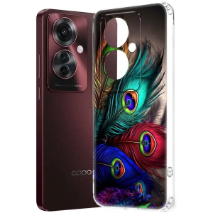 NBOX Multicolor Printed Back Cover Silicon Compatible For Oppo F25 Pro 5G ( Pack of 1 )