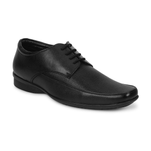 UrbanMark - Black Mens Derby Formal Shoes - None