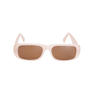 Brown Rectangle Rimmed Sunglasses(P478BR1PV)