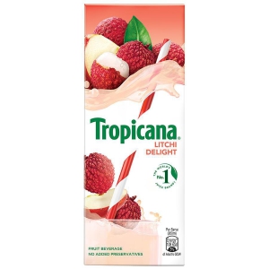 Tropicana Delight Fruit Juice  Litchi 200 Ml Tetra