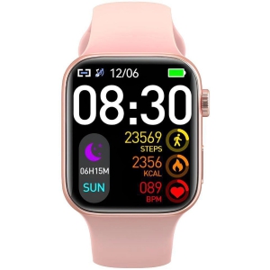 VERONIC SmartWatch with BT Calling, HD Display Pink Smart Watch