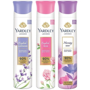 Yardley - Yardley Women deo Tripack Deodorant Spray for Women 460 gm ( Pack of 3 )