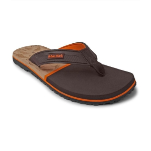 UrbanMark Men Comfortable Printed Outdoor Slippers- Brown - None