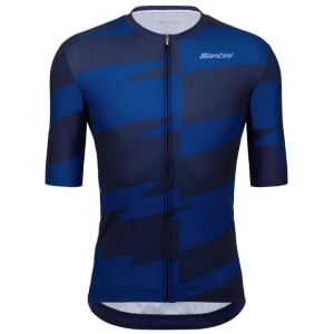 Santini Furia Smart Jersey-Navy Blue / M