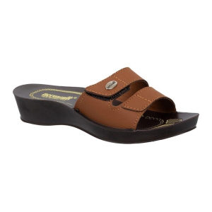 Aerowalk - Brown Womens Slip On Heels - None