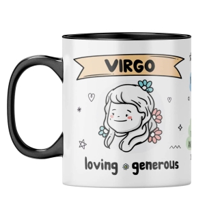 Virgo Coffee Mug-Black