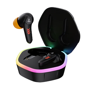 boAt Immortal 170 | Bluetooth Gaming Wireless Earbuds with BEAST™?Mode, ASAP™? Charge, 40 Hours Playback, ENx™ Technology Black Sabre