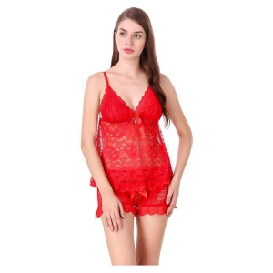 fasense-net-baby-doll-dresses-with-panty-red-s