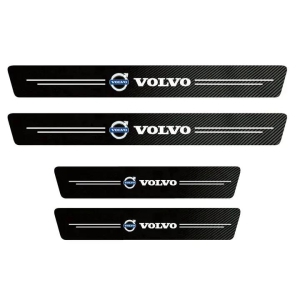 Carbon Fiber Door Sill Protector PACK OF 8PCS-Volvo