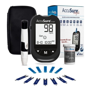 ACCUSURE with Simple 25 Stripsglucometer